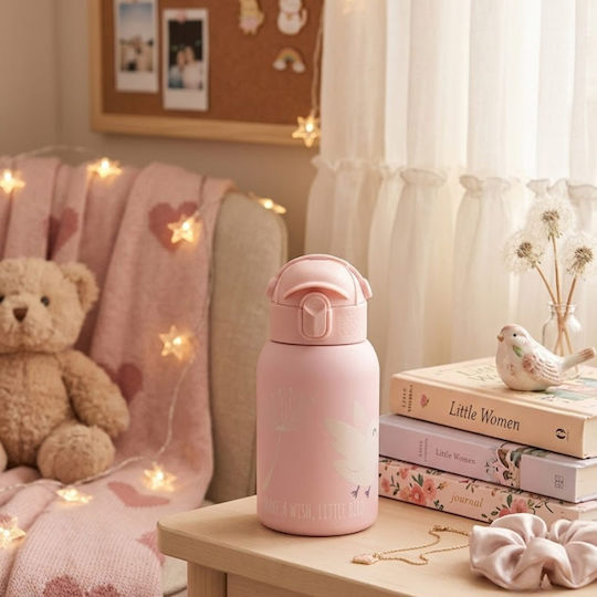 abo Make A Wish Little Bird Kids Water Bottle Thermos Stainless Steel 350ml
