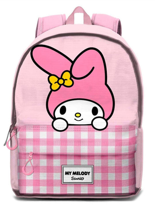 Σχολικό Σετ Τσάντα Πλάτης Hello Kitty My Melody + Κασετίνα Τριπλή