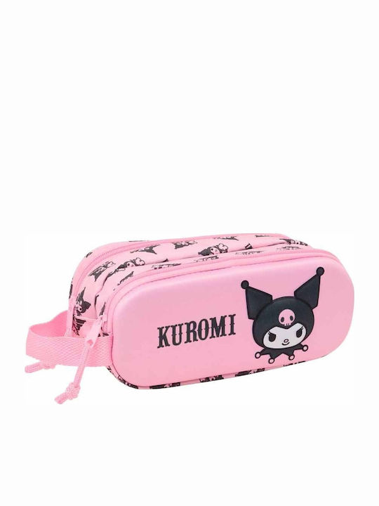 Ученически Комплект Раница Kuromi Тролей + Двойна Несесер