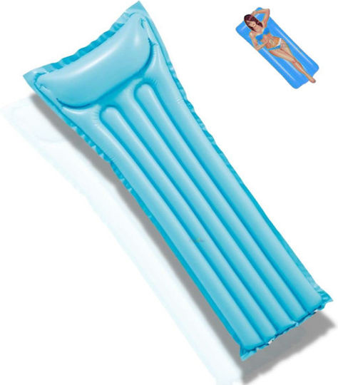 Saltea Gonflabilă De Plajă Albastră 183 Cm X 69 Cm