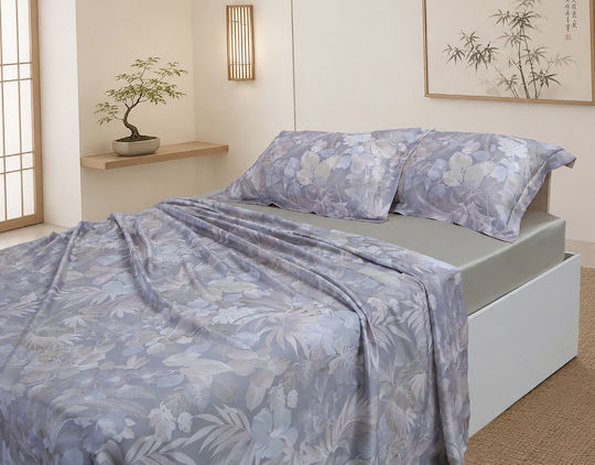 Silk Fashion Module Super Dublu 3 Bucăți 160x200+40 cm Cu Hugger Din Cauciuc Lume Silk Fashion Module Super Dublu 3 Bucăți 160x200+40 cm Cu Hugger Din Cauciuc Lume