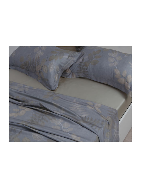 Silk Fashion Bed Sheet Set With 2 Pillowcases Super King Size With Rubber Hugger 160x200+40cm Pureline 3 Pieces