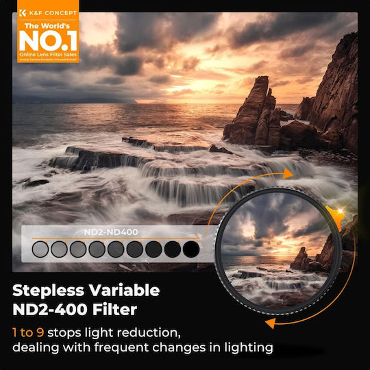 K&F Concept K&F ND Filter 67mm Diameter for Camera Lenses