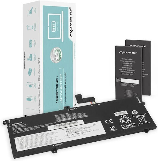 Movano Συμβατή Μπαταρία για Lenovo ThinkPad Thinkpad X13, X390, X395 με 4220mAh