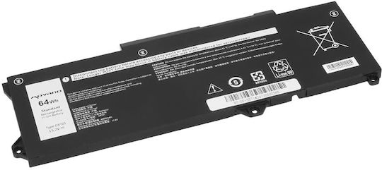 Movano Compatible Battery for Dell Latitude / Precision Dell Latitude 5421 5521 5531 Precision 3470 3561 3571 3581 with 3950mAh