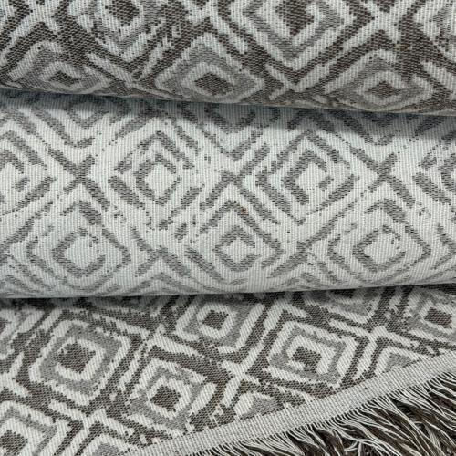 Linea Home Regina Sofa Throws 2 Seater 180x240cm Mocha