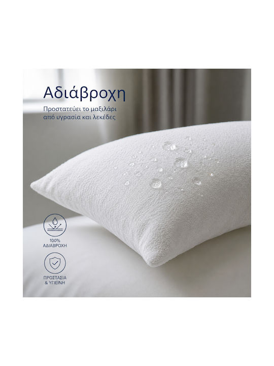 Xionoula Home Set Kissenbezüge Wasserdicht Wasserdichte Terrypu 50x70cm EIDHI-0000192