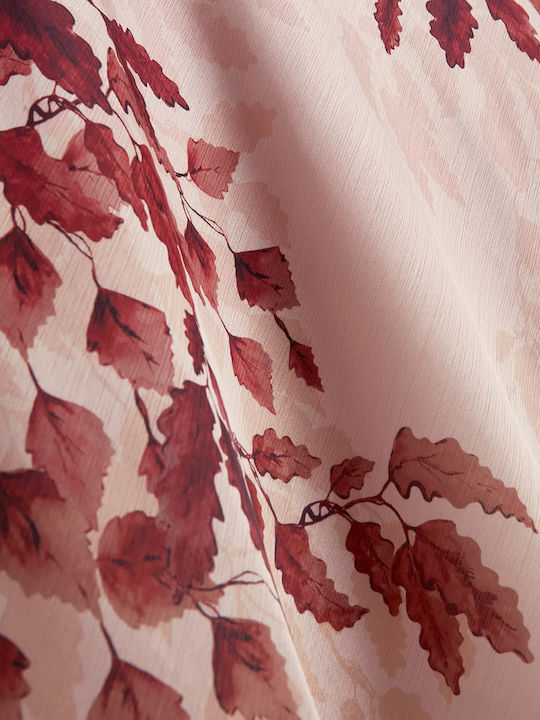 Summer Midi Satin Drape Pink/ Gold