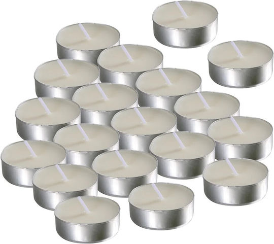Tealights Candles In White Colour Up To 4 Hours Duration 50 Pieces