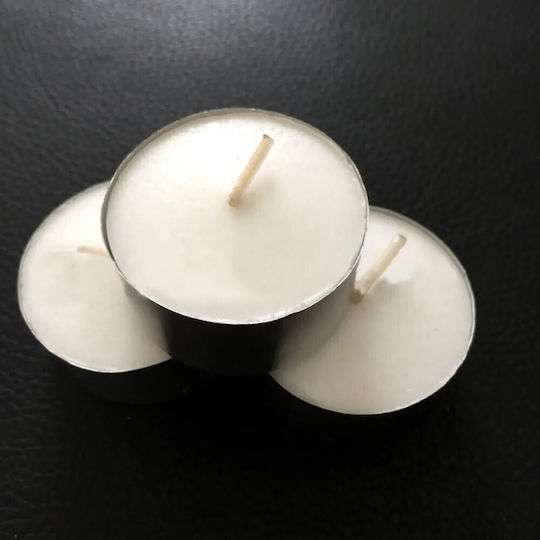 Tealights Candles In White Colour Up To 4 Hours Duration 50 Pieces