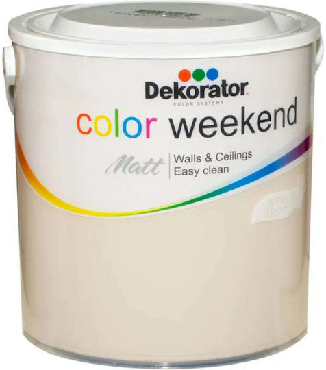 Dekorator Πλαστικό Χρώμα Coffee Latte 2.5lt
