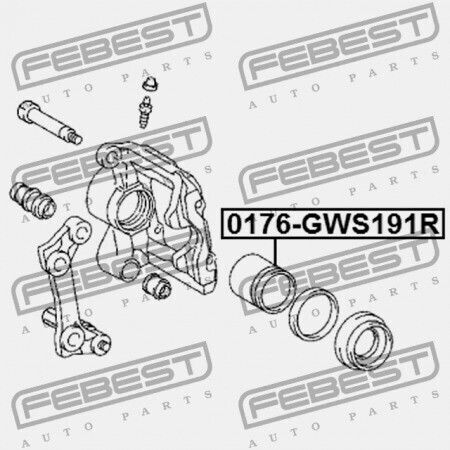 Έμβολο Δαγκάνας Πίσω Φρένου Toyota Mark X Grx13 2009.10 Jp 47831-22220