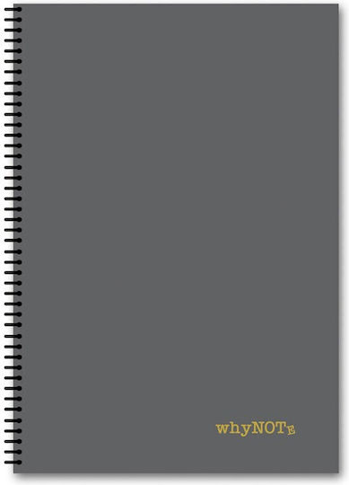 WhyNote Σπιράλ Τετράδιο Ριγέ Α4 2 Θεμάτων Colors (Διάφορα Σχέδια)