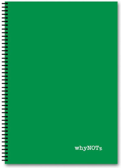 WhyNote Spirale Schulfachheft Geregelt A4 3 Themen Farben Verschiedene Designs