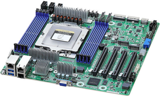 ASRock Turind8ud-2t/X550 Deep SoC Motherboard Micro ATX with AMD SP5 Socket Turind8ud-2t/X550