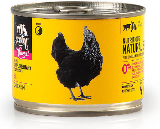 3coty Hrana Pentru Pisici Cu Pui 6x160gr