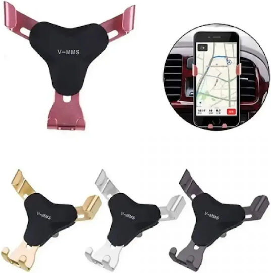 Car Mobile Mount with Adjustable Hooks Gold