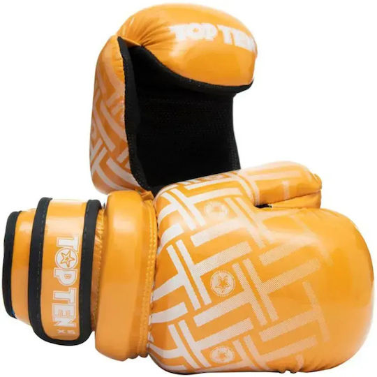 Top Ten Pointfighter 21658.S.Blue Boxing Gloves Made of Synthetic Leather for Competition Blue