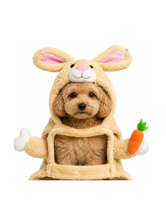 Плюшена Кучешка Костюм Chippo 21-166-72 1-109 За Малки Породи S Бежов