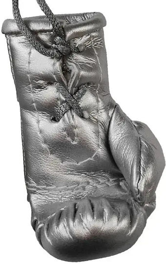 Olympus Sport Boxing Gloves from Synthetic Leather for Competition Black