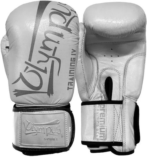 Olympus Sport Training Iv 401070.6oz Schwarz Boxhandschuhe Leder für Wettkampfhandschuhe