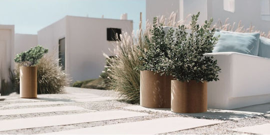 Ethick Ghiveci De Flori Din Plastic Corten 48 Cm PPE 26 619