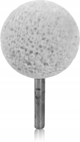Ball Shaped Pumice Grinding Wheel Roughening Tires 40 Mm Shaft