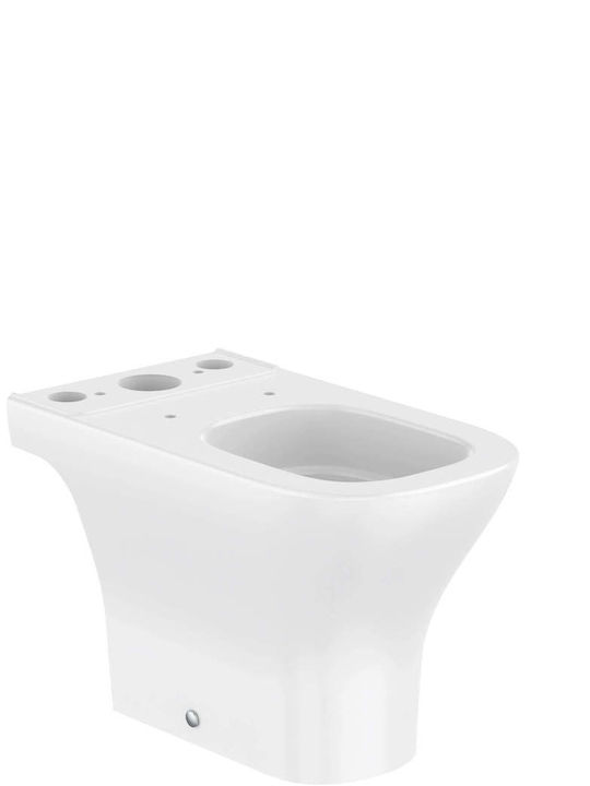 Roca Stehende Toilette mit Spülung mit Schlankem Deckel Soft Close Roca Stehende Toilette mit Spülung mit Schlankem Deckel Soft Close