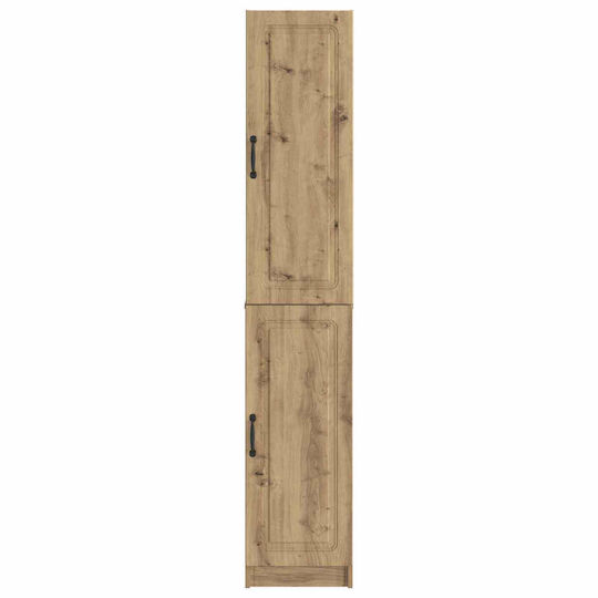 vidaXL Badezimmer-Säulenschrank Wandhängeschrank Eiche