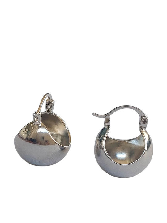 Baria Bags Σκουλαρίκια Κρίκοι από Ατσάλι