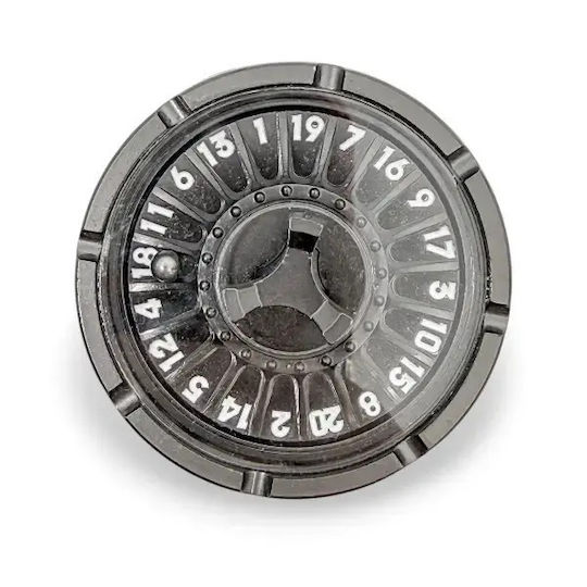 Suegao 3D Metall Roulette D20 Würfeltisch Rollenspiele & Miniaturenkriegsspiele Schwarz Weiß