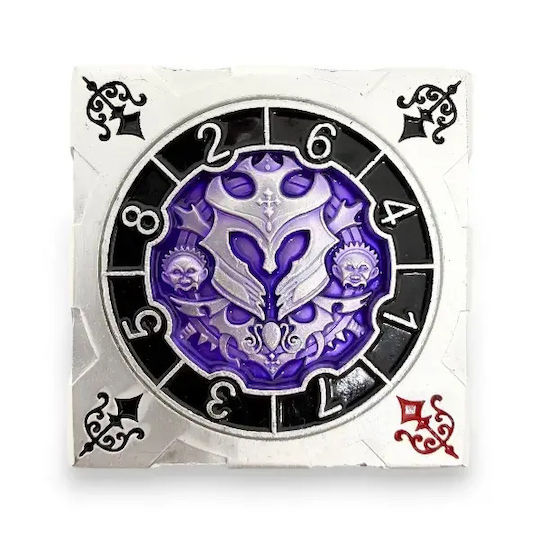 Suegao 7-in-1 Metallic Cube Spinner Dice D4-d20 Tabletop Rpg Silver Purple