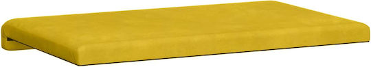 vidaXL Velvet Sofa Cushion Yellow 38x60cm