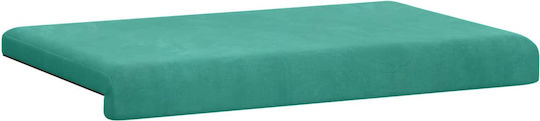 vidaXL Perna De Canapea Din Catifea Turcoaz 38x60cm