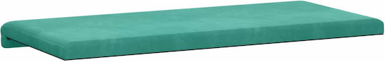 vidaXL Perna De Canapea Din Catifea Turcoaz 38x80cm