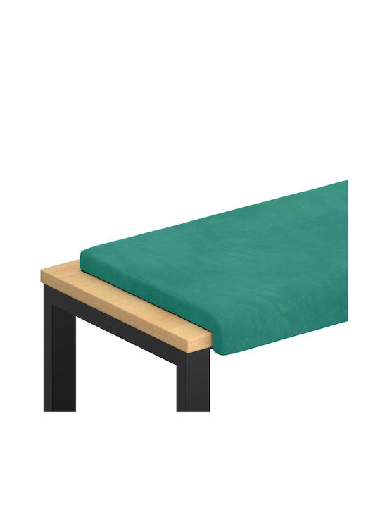 vidaXL Perna De Canapea Din Catifea Turcoaz 38x110cm