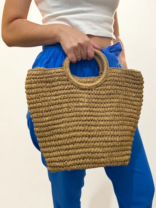 Straw Women's Handbag Brown