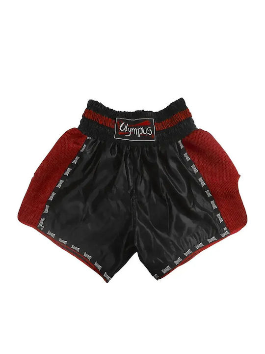 Olympus Sport Boxershorts Thai Satin Hybrid Side Split Schwarz