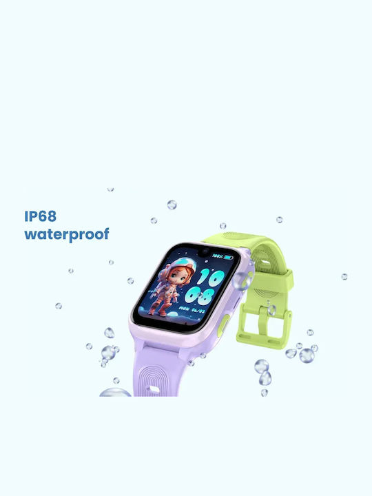 Kinder-Smartwatch 4G Mit GPS Und Kamera Blau