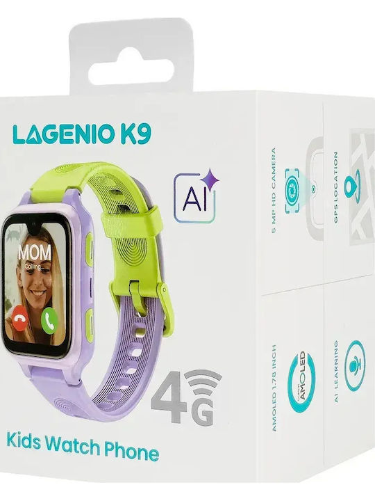 Kinder-Smartwatch 4G Mit GPS Und Kamera Blau