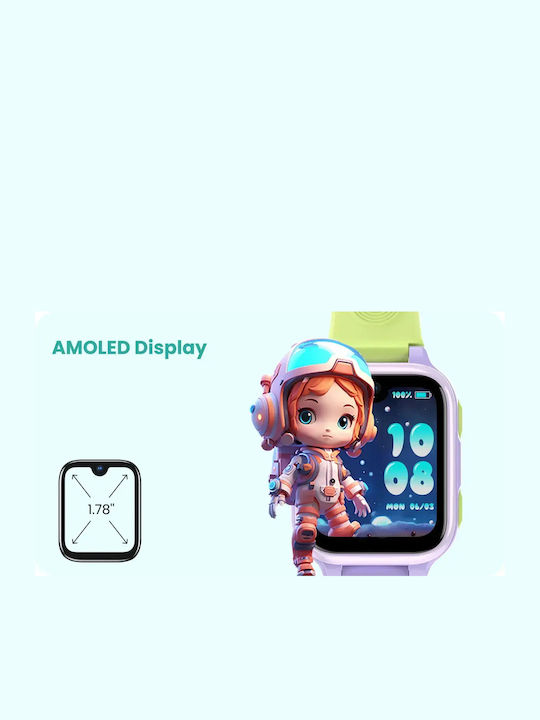 Παιδικό Smartwatch 4G με GPS & Κάμερα Μαύρο
