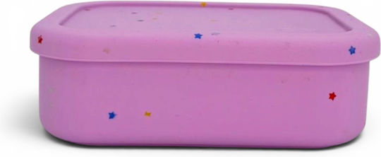 Dodo's Land Kids' Food Container Made of Silicone 0.8 Litre Pink 18.6 x 13.8 x 6.5 cm