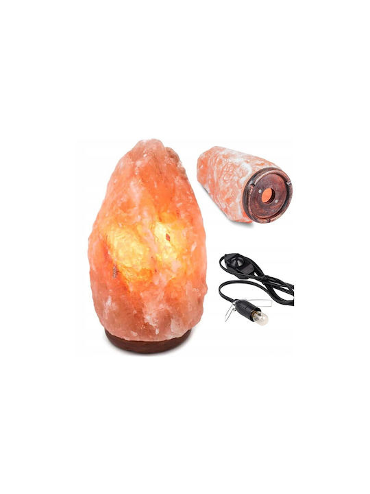 Himalayan Salt Stone Lamp E14 15 Watt 3–5 Kg Adjustable Lighting 21cm Aria Trade