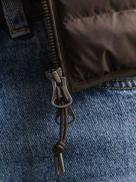 Winter Bomber Waterproof Brown Jacket