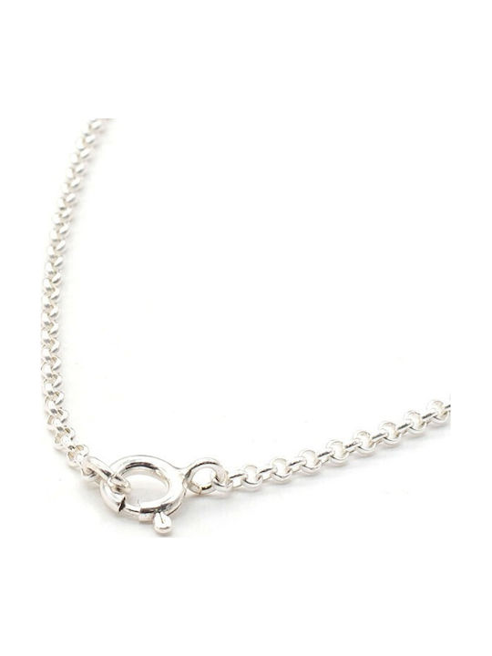 Irmelia Men's Silver Cross with Chain