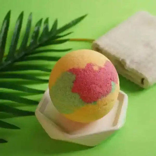 Bath Bomb Tropicana Έλαιο Καρύδας & Αμυγδάλου 250gr