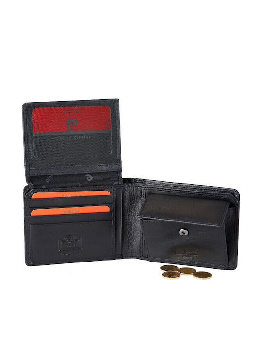Leather Men's Wallet with RFID Black