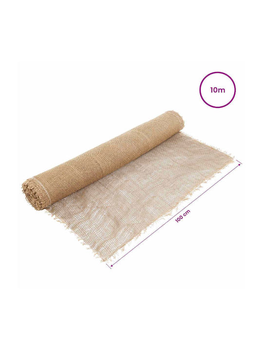 vidaXL Decoration Fabric Loneta 100x1000cm Natural