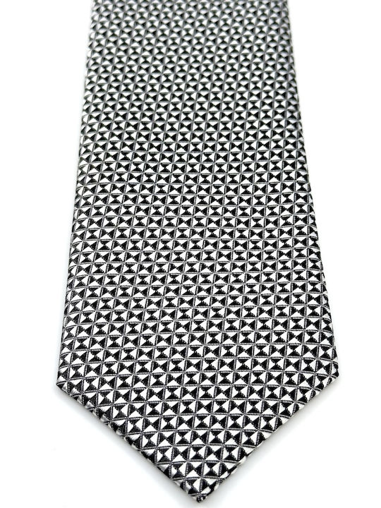 Legend Accessories Legend Accessories Herren Krawatten Set mit Mustern in Silber Farbe