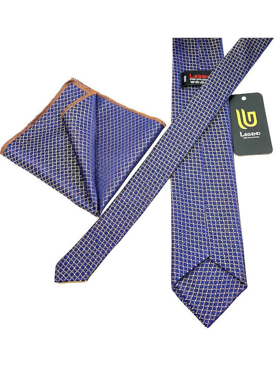 Legend Accessories Legend Set Cravate Bărbați Tipărit În Culoare Albastră